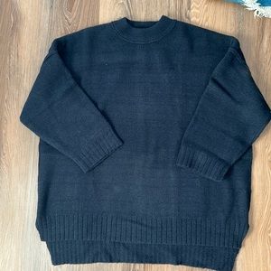 Free People oversized black sweater